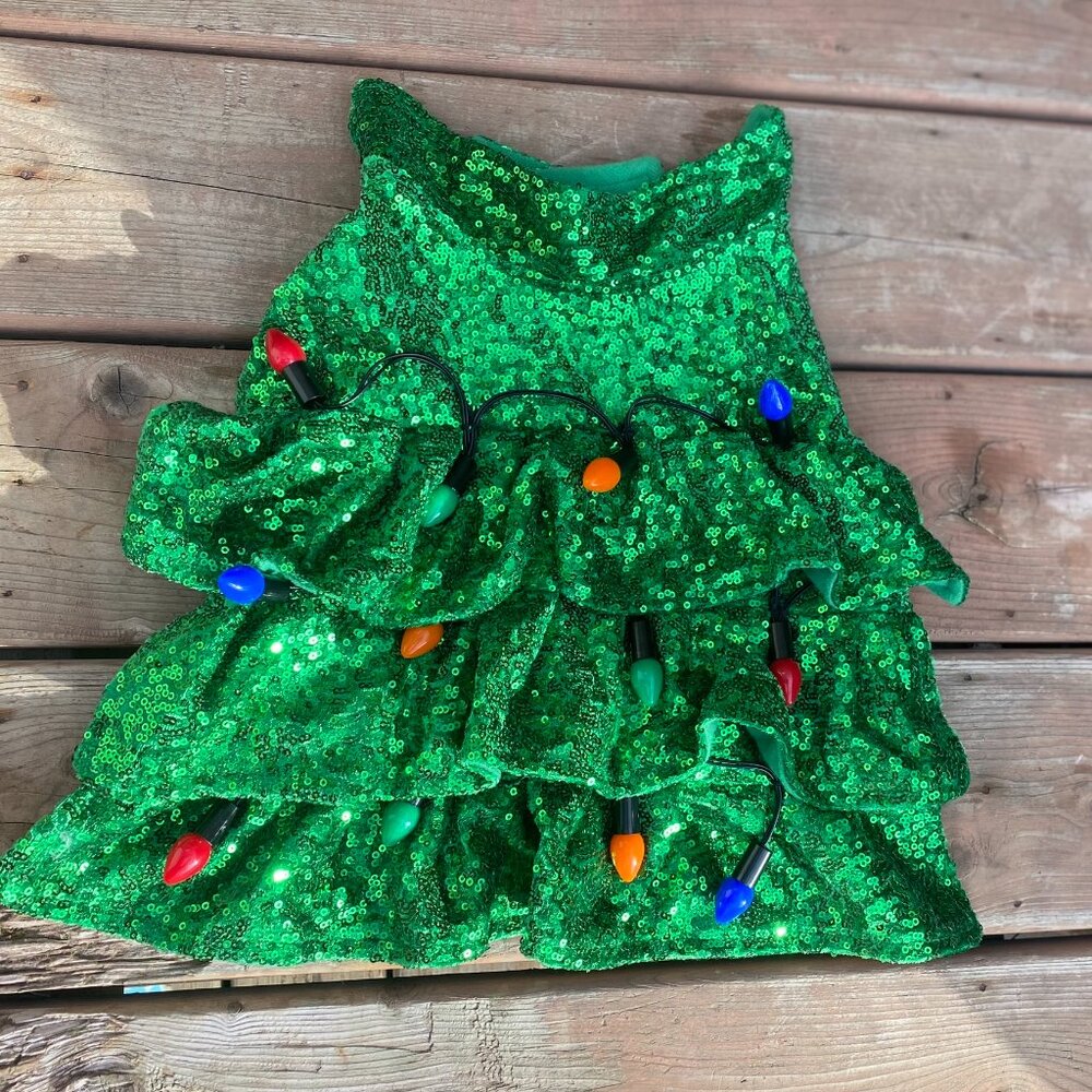 Christmas Tree Costume. Pets. Kids Decor Halloween
